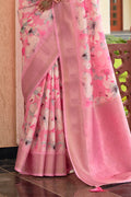 Multicolor Art Silk Saree With Blouse Piece