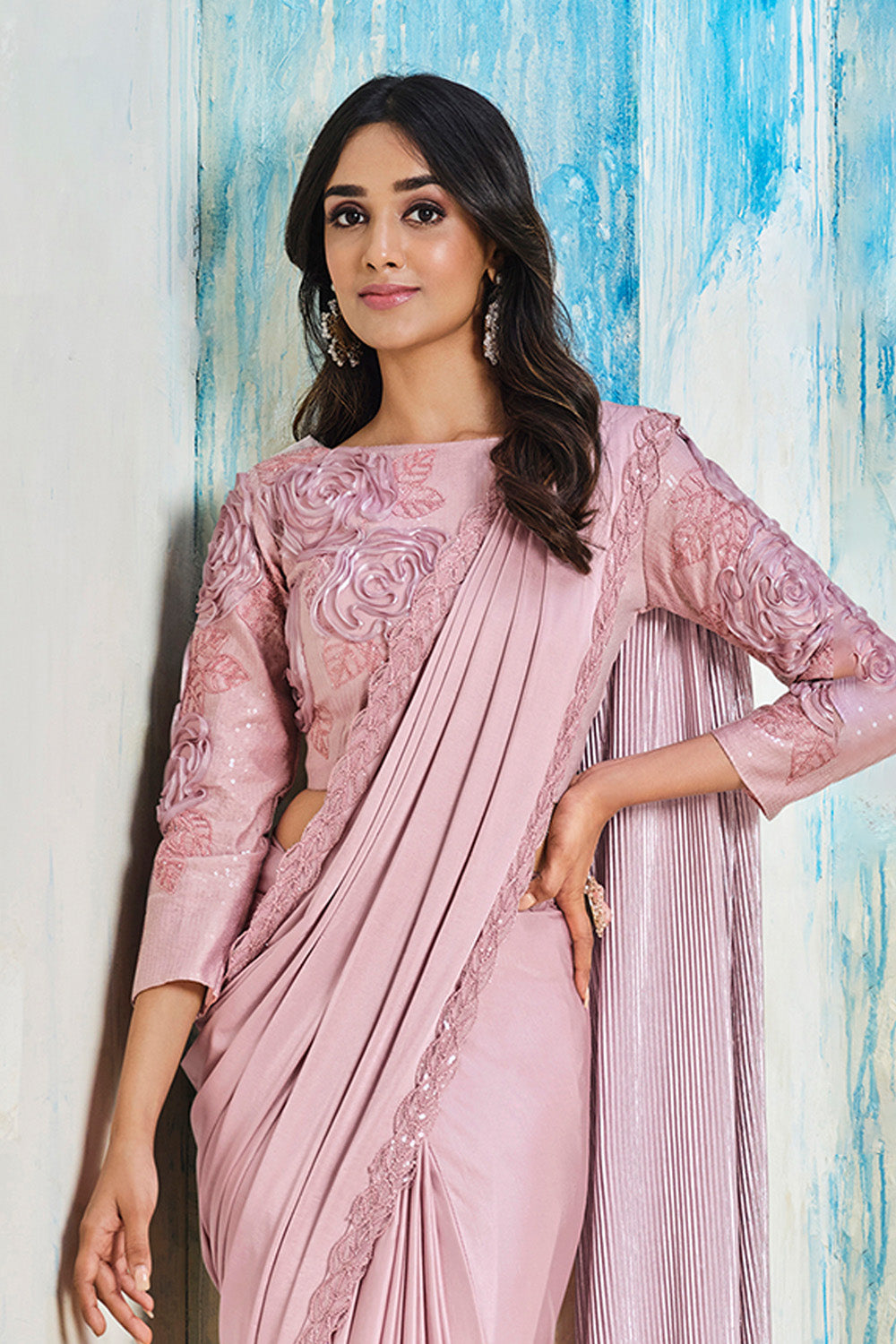 Stitched blouse online cheap