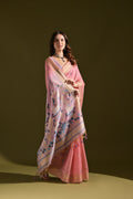 Muga Cotton Saree Featuring Beautiful Thread Weaving