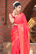 Vivid Pink Mysore Silk Saree