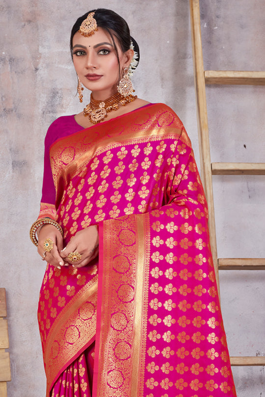 Special Pink Banarasi Saree