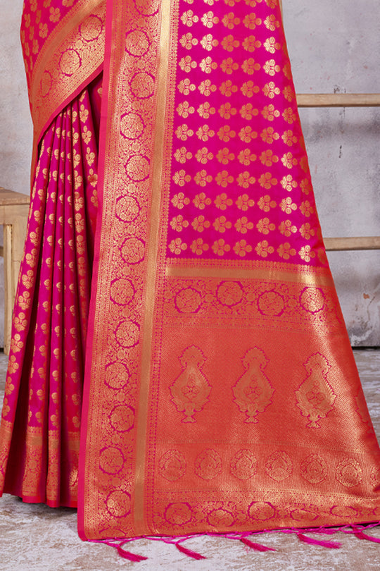 Special Pink Banarasi Saree