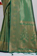 Dark Green Kanjivaram Saree