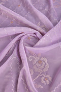 Purple Silk  Floral Woven Design Saree