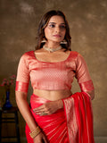 Georgette Banarasi Silk Saree With Blouse Piece