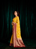Georgette Banarasi Silk Saree With Blouse Piece