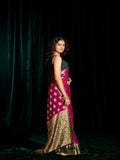 Georgette Banarasi Silk Saree With Blouse Piece
