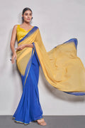 Multi Color Georgette Saree With Blouse Piece