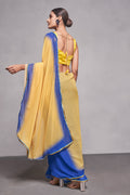 Multi Color Georgette Saree With Blouse Piece