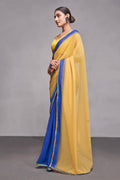 Multi Color Georgette Saree With Blouse Piece