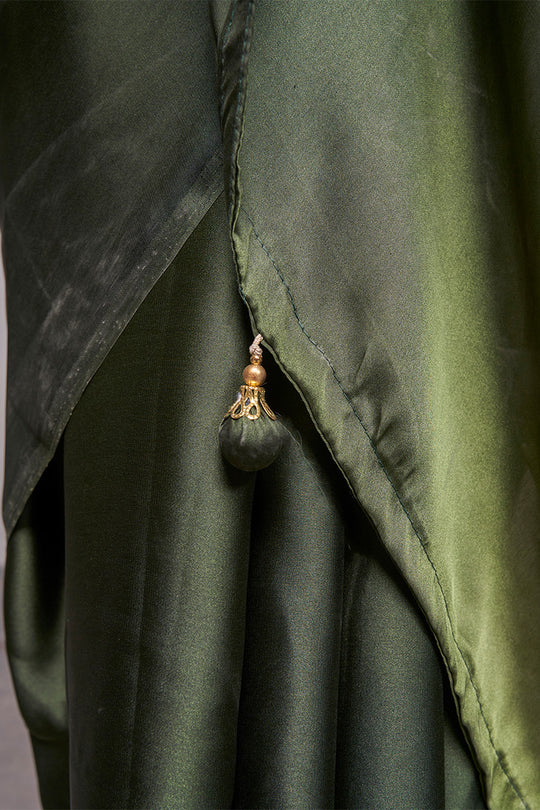 Ombre Georgette Saree With Blouse Piece