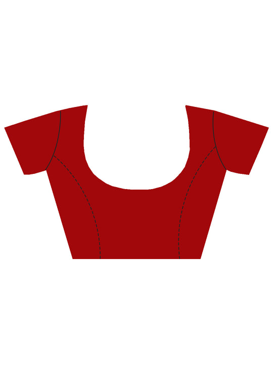 Multicolor Georgette Saree With Blouse Piece