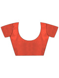 Ombre Red Georgette Saree With Blouse Piece