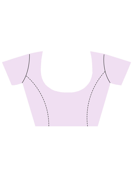 Pink Organza Saree With Blouse Piece