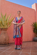 Paithani Silk Saree Featuring Beautiful Zari Weaving