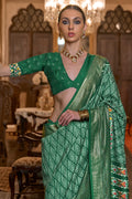 Jade Green Designer Saree
