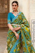 Heena Green Designer silk Saree
