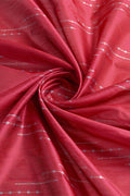 Red Silk  Ethnic Motifs Woven Design Saree