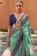 Sage Green Patola Saree