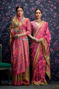 Fuscia Pink Patola Saree