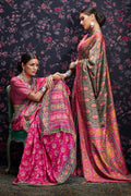 Jade Black Patola Saree