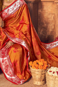 Tiger Orange Khun Saree