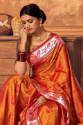 Tiger Orange Khun Saree