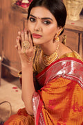 Tiger Orange Khun Saree
