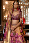 Lilac Purple Silk Lehenga Choli