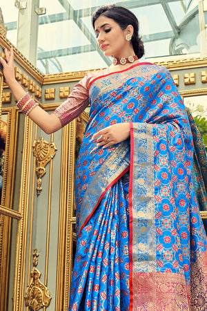 Womens Cotton White Saree With Blouse Piece