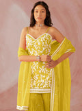 Mellow Yellow Georgette Salwar Suit