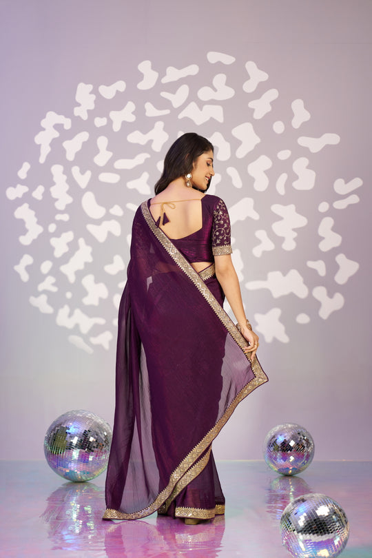 Ready To Wear Crunchy Embroidered Lace Border With Embroidered Blouse Piece