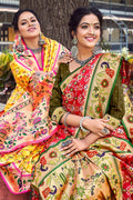 Scarlet Red Paithani Saree