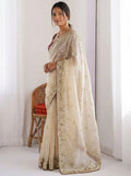 Embellished Embroidered Saree
