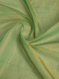 Green Linen Festive Wear Saree With Blouse Piece