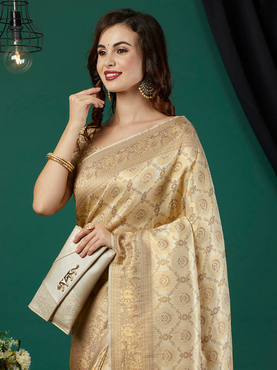 Kanjeevaram Silk Saree With Blouse Piece