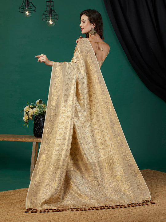 Kanjeevaram Silk Saree With Blouse Piece