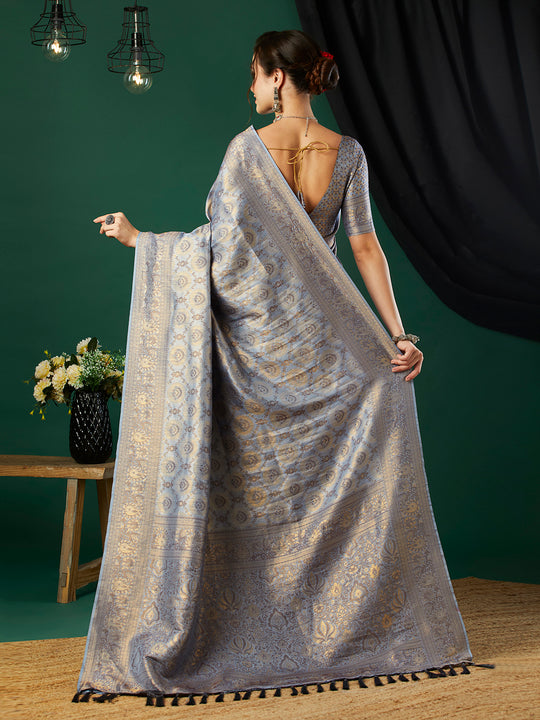 Kanjeevaram Silk Saree With Blouse Piece