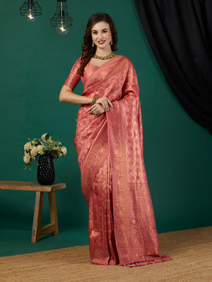 Kanjeevaram Silk Saree With Blouse Piece