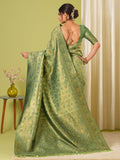 Banarasi Silk Saree With Blouse Piece