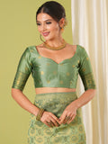 Banarasi Silk Saree With Blouse Piece