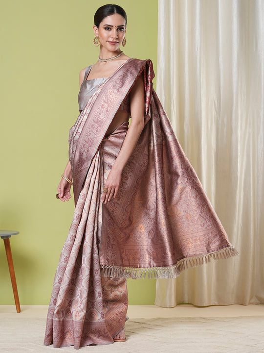 Banarasi Silk Saree With Blouse Piece
