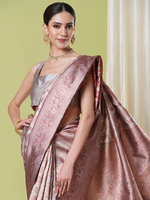 Banarasi Silk Saree With Blouse Piece