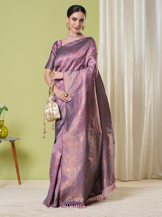 Banarasi Silk Saree With Blouse Piece