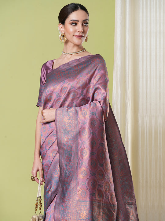 Banarasi Silk Saree With Blouse Piece