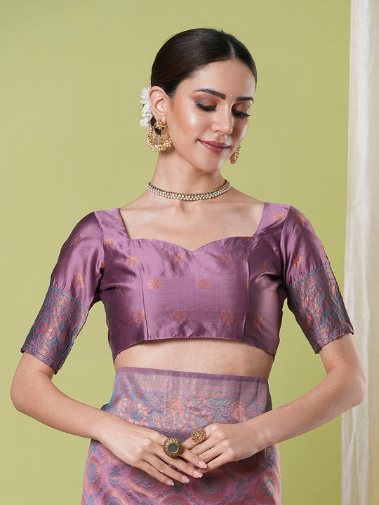 Banarasi Silk Saree With Blouse Piece