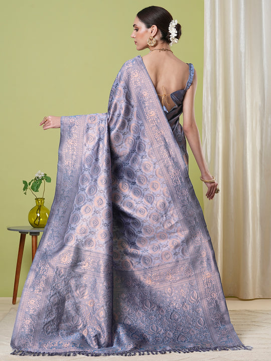 Banarasi Silk Saree With Blouse Piece