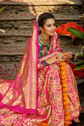 Pearlescent Magenta Pink Paithani Saree