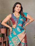 Rani Pink Soft Banarasi Silk Zari Woven Designer Saree with Blouse