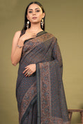 Womens Patola Silk Saree With Blouse Piece